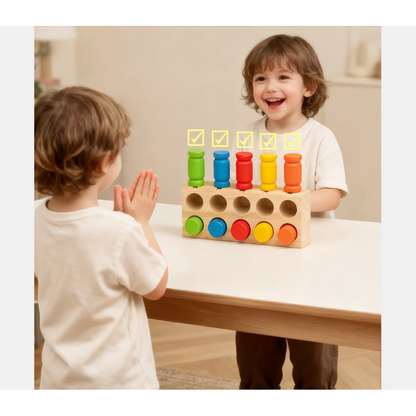 Color Matching Peg & Slot Game