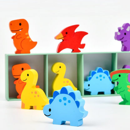 Color Sorting Dinosaurs