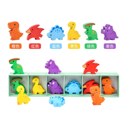 Color Sorting Dinosaurs