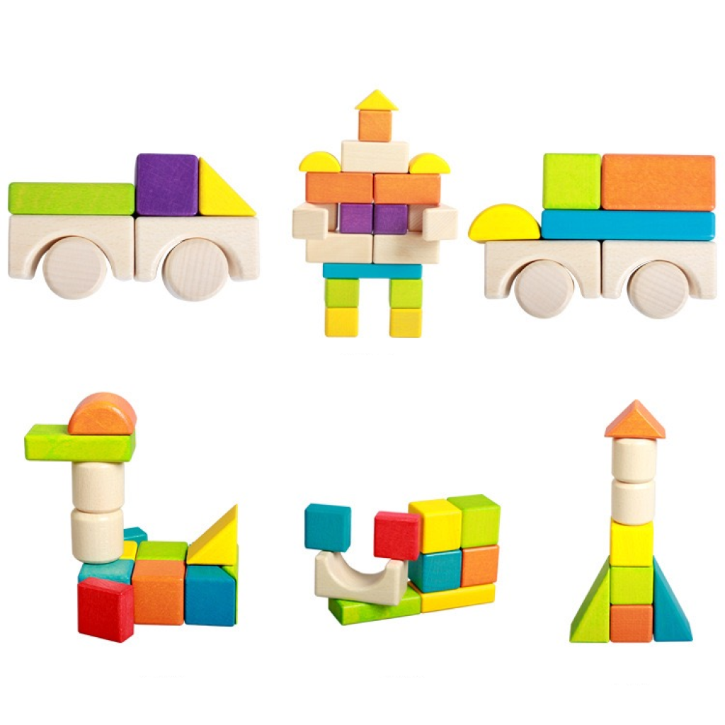 Colorful Building Blocks 74 PCS