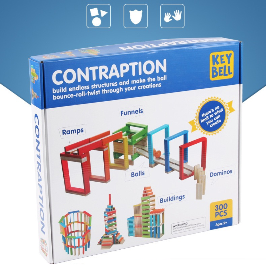 Wooden Contraption 100 pcs – Boardgames and Puzzles