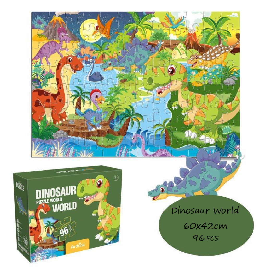 Dinosaur Puzzle World 96Pieces