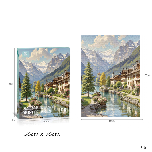 Desirable Town of Interlaken 1000Piece