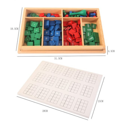 Montessori Materials Stamp Game International Edition