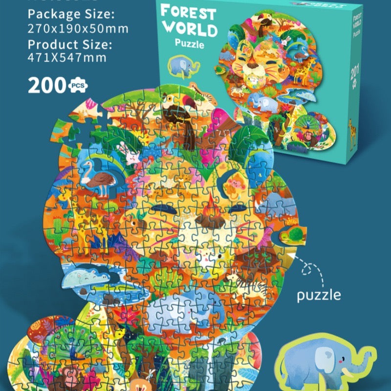Forest World Puzzle 200pcs – Boardgames and Puzzles