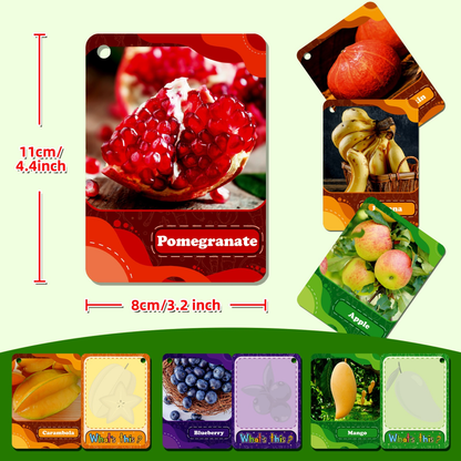 Fruits & Vegetables Flashcard Set