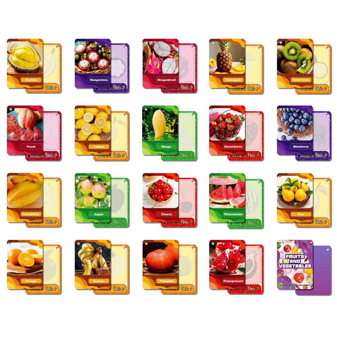 Fruits & Vegetables Flashcard Set