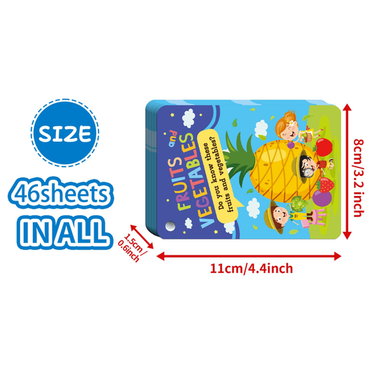 Fruits & Vegetables Learning Cards