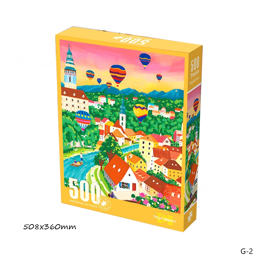 Sunset Balloon Village 500piece