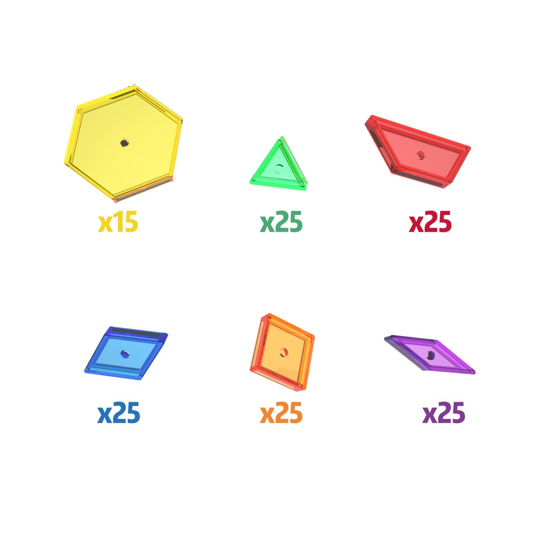Geometry Pattern Blocks Set