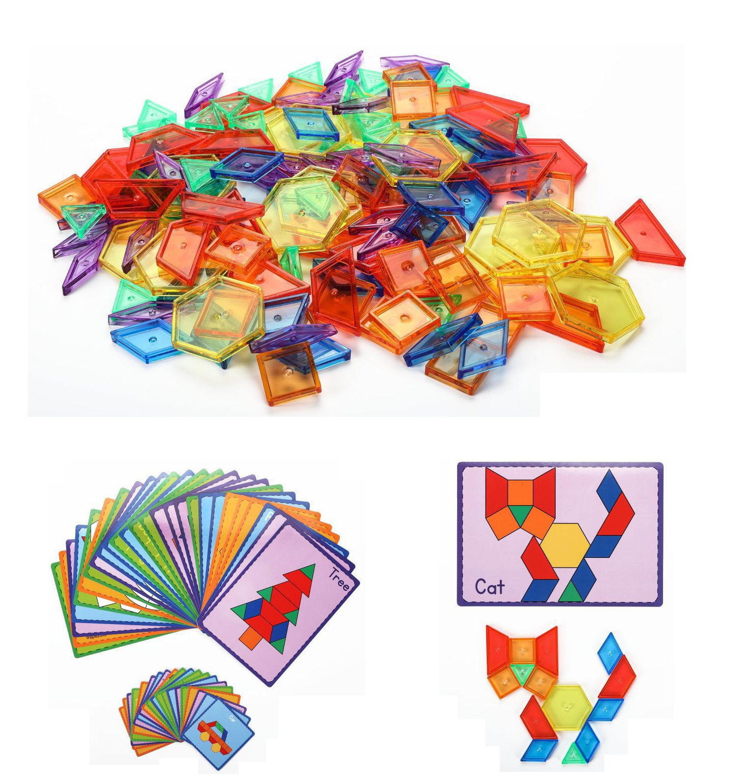 Geometry Pattern Blocks Set