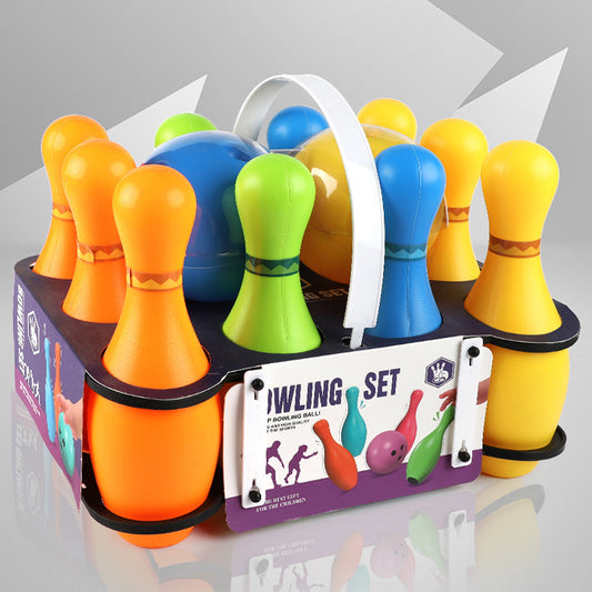 Bowling Set for Children with 10 Pins and 2 Ball