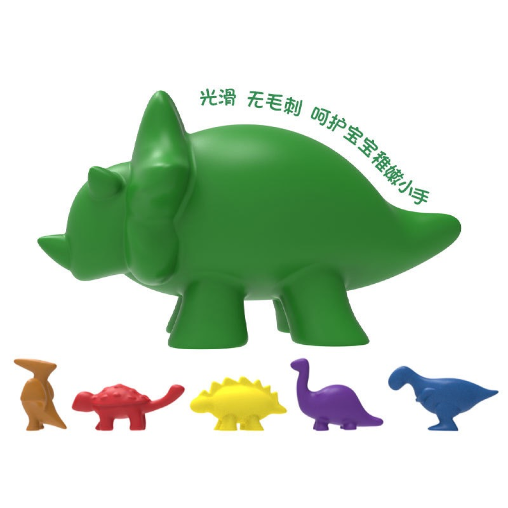Grab & Sort Farm Animals Counters 72pcs +1 Dice