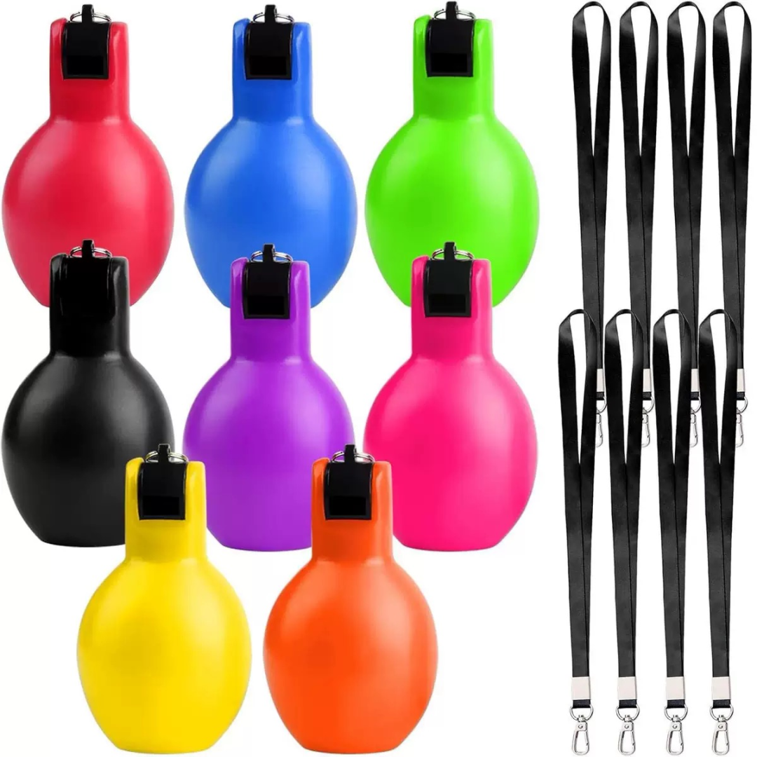 Hand Squeeze Whistle 8 Color