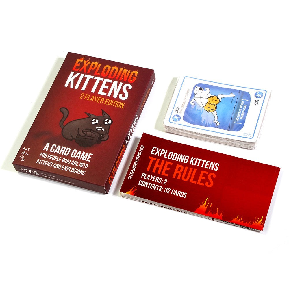 Exploding Kittens: 2-Player Version – Boardgames and Puzzles