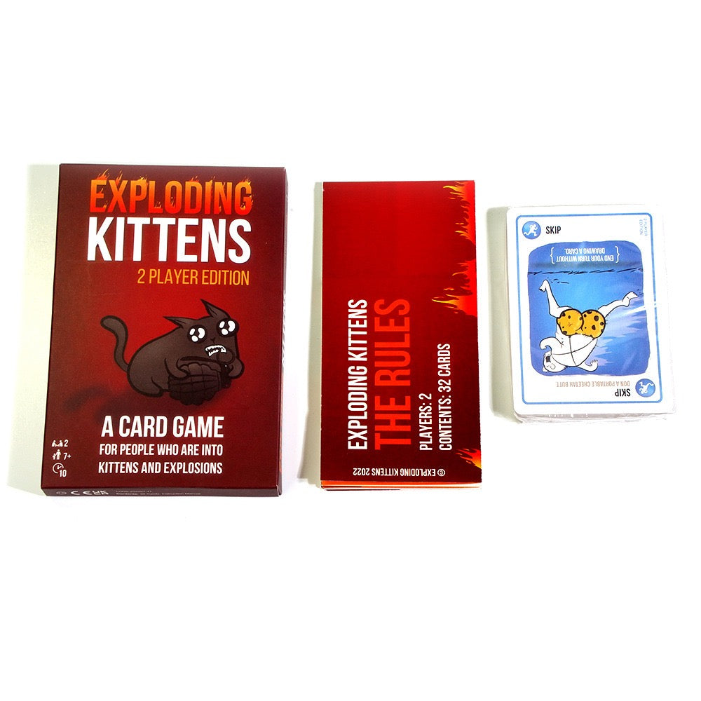Exploding Kittens: 2-Player Version – Boardgames and Puzzles