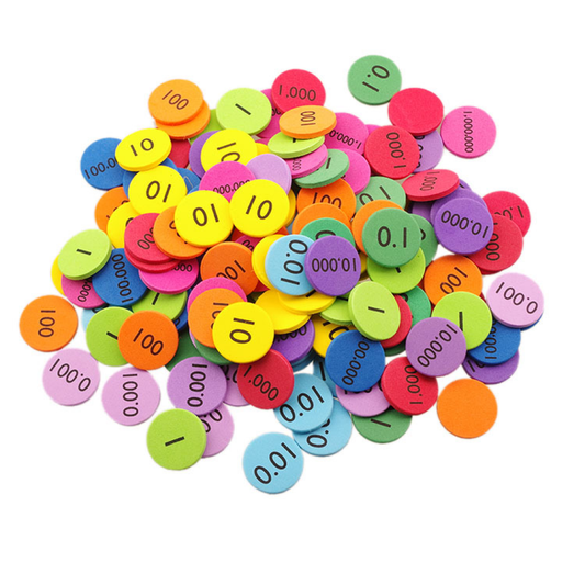 Place Value Foam Disks 100pcs