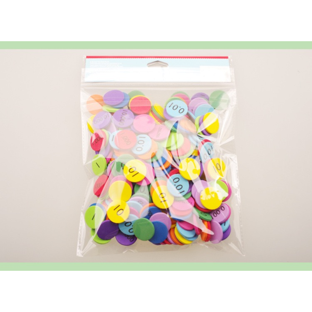 Place Value Foam Disks 100pcs