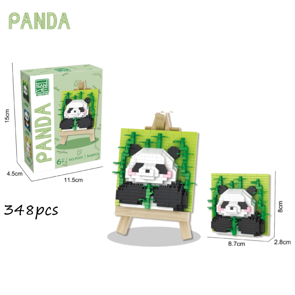 PANDA  Eating Bamboo 348pcs