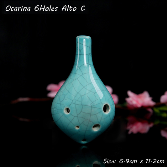 Ocarina 6Holes Alto C Green