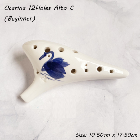Ocarina 12Holes Alto C (Beginner) Painting