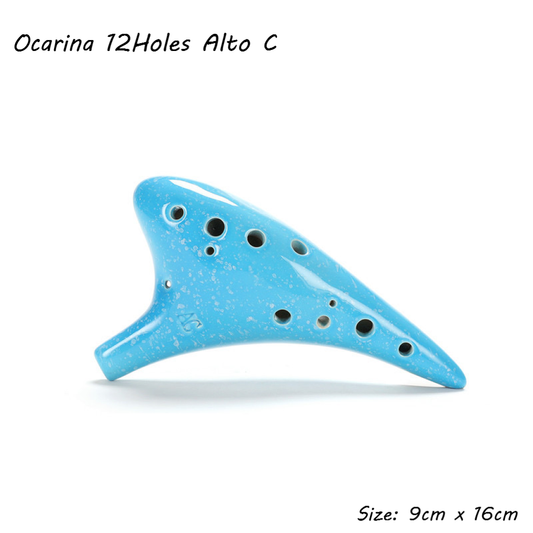 Ocarina 12Holes Alto C Blue