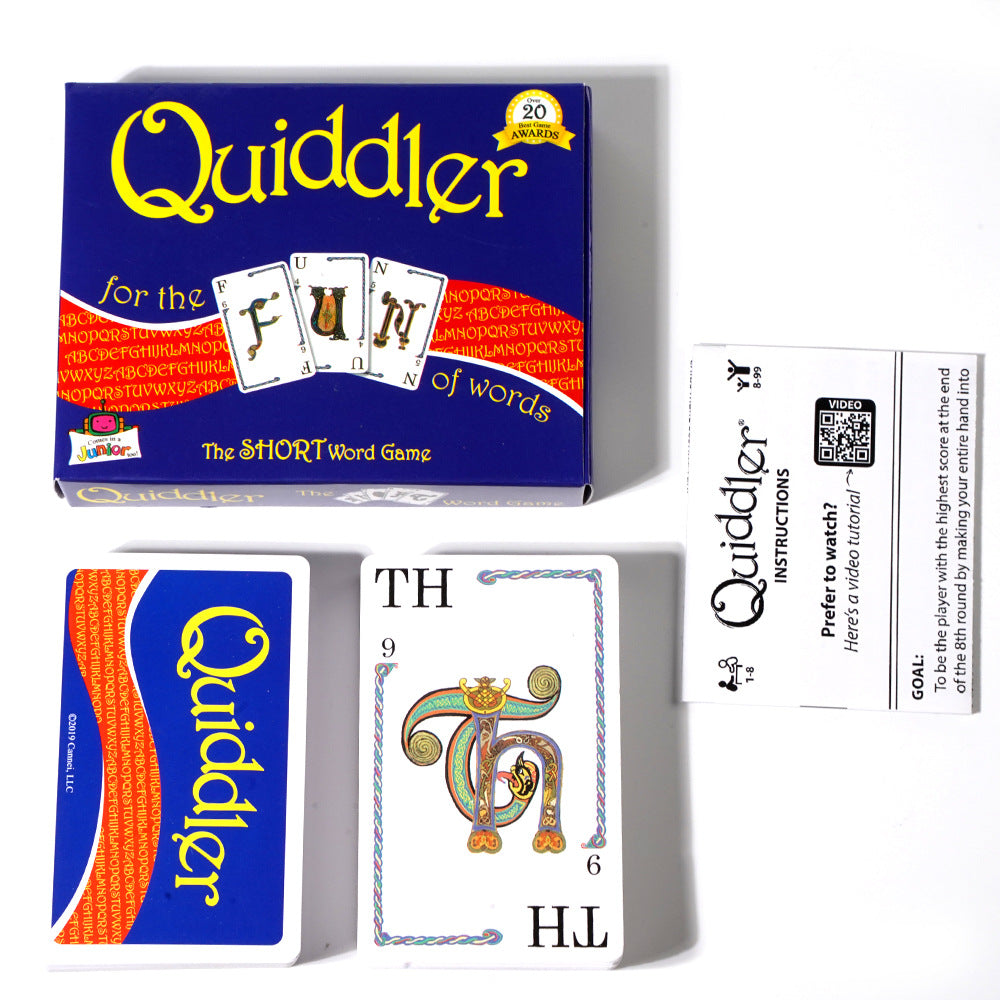 Quiddler Letters Quiddler – Boardgames and Puzzles