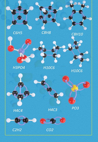 Chemistry Molecular Smalll Set Atomic Balls 59