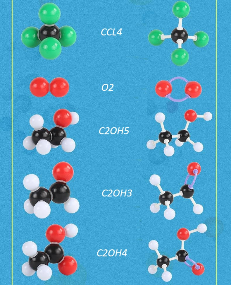 Chemistry Molecular Smalll Set Atomic Balls 59