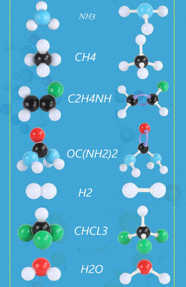 Chemistry Molecular Smalll Set Atomic Balls 59