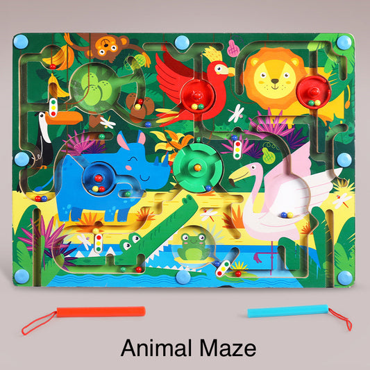 Maze Puzzle Games Animal Theme