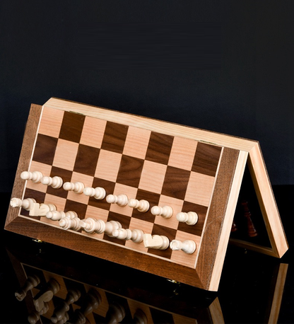 2in1 Magnet Wooden Chess 39cm