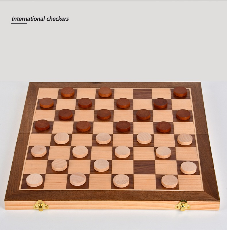 2in1 Magnet Wooden Chess 39cm