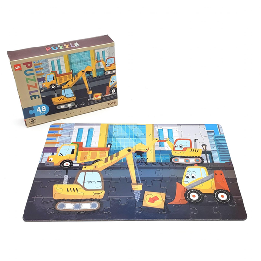 Puzzle for Kids 48 Pieces Construction Site