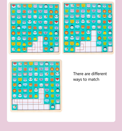 2in1 Animal Matching Game and Flying Chess