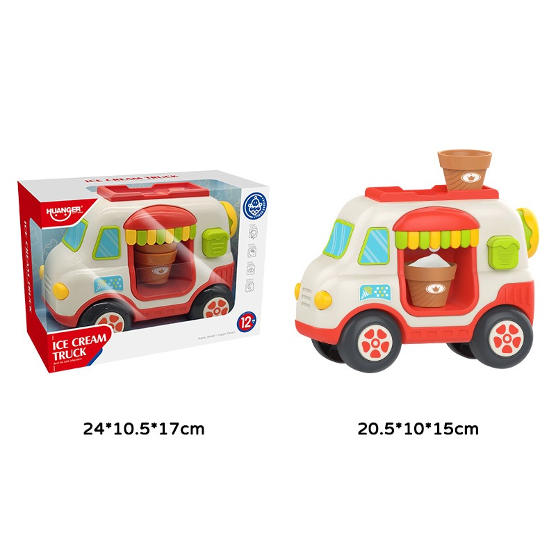 Ice Cream Truck Color Red