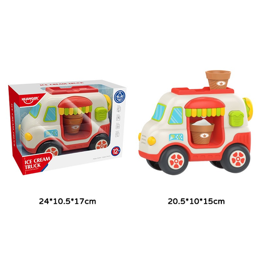 Ice Cream Truck Color Red