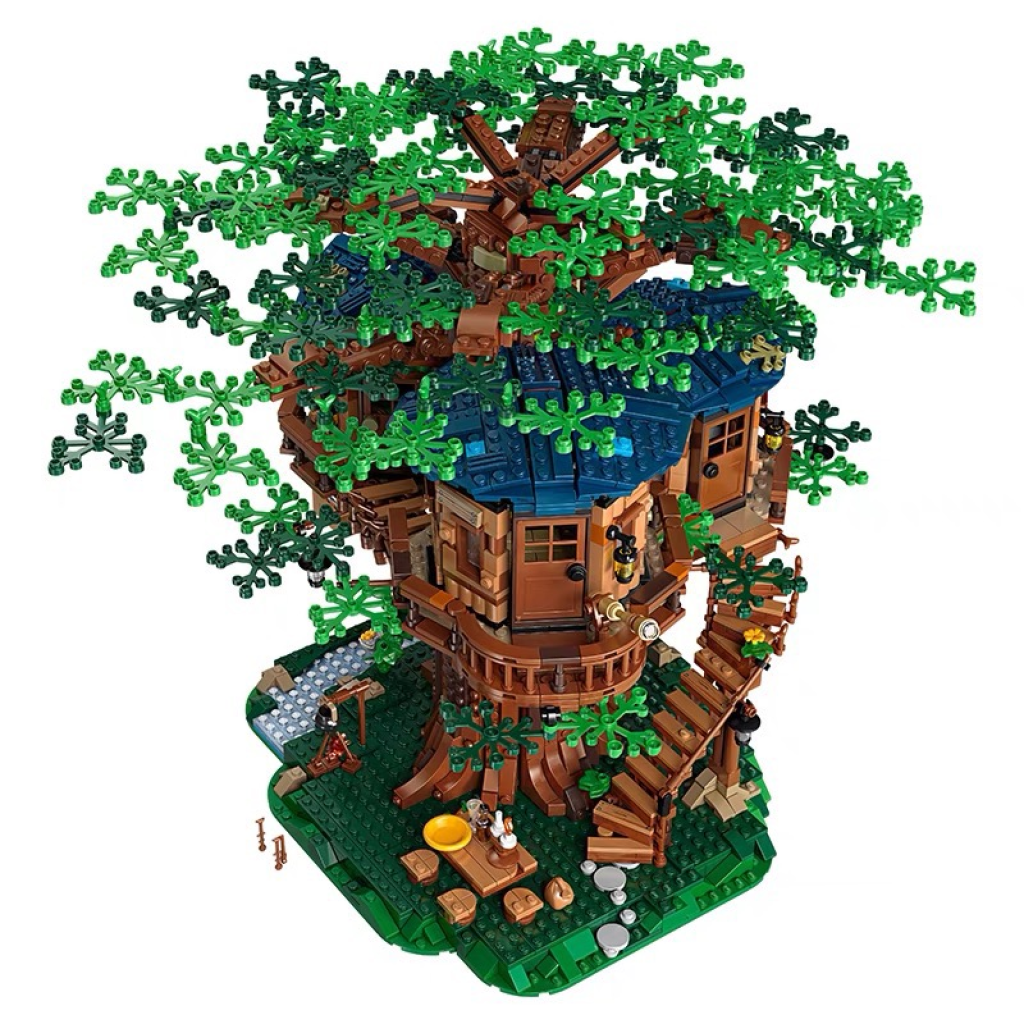 Building Block Tree Ideas Tree House Building Block 3117pcs – Boardgames and Puzzles