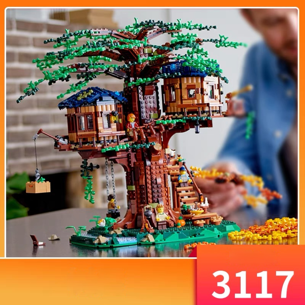 Ideas Tree House Building Block 3117pcs