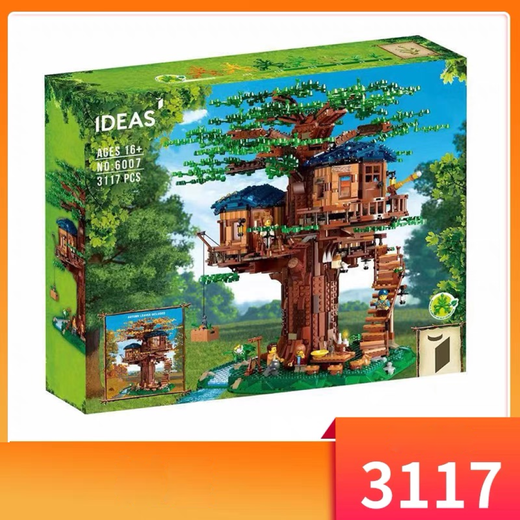 Ideas Tree House Building Block 3117pcs