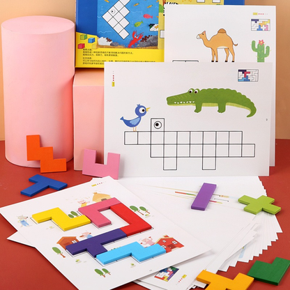 Intelligence Puzzle Building Blocks