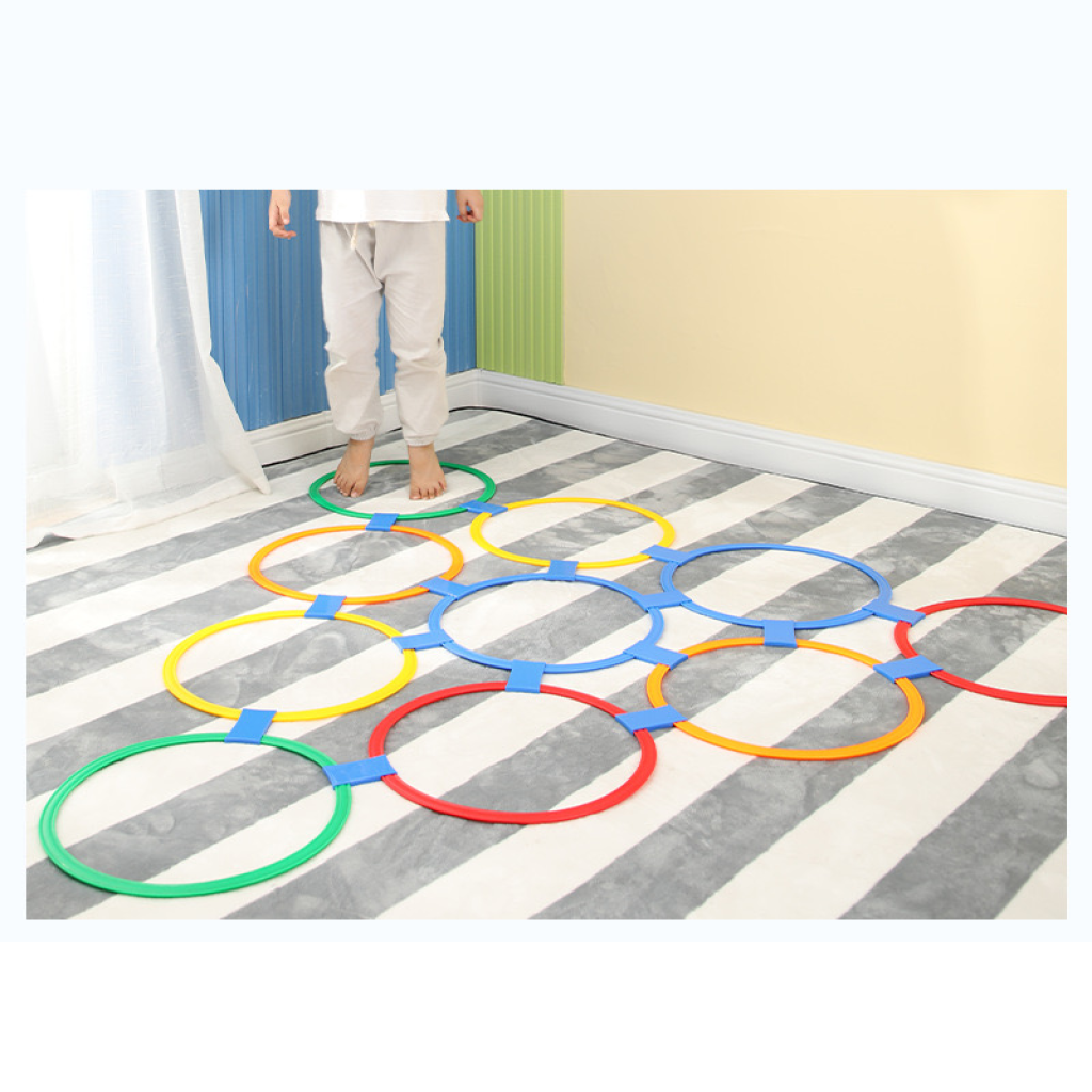 Jump Circle Rings Set 38cm 10Circles 10Connectors