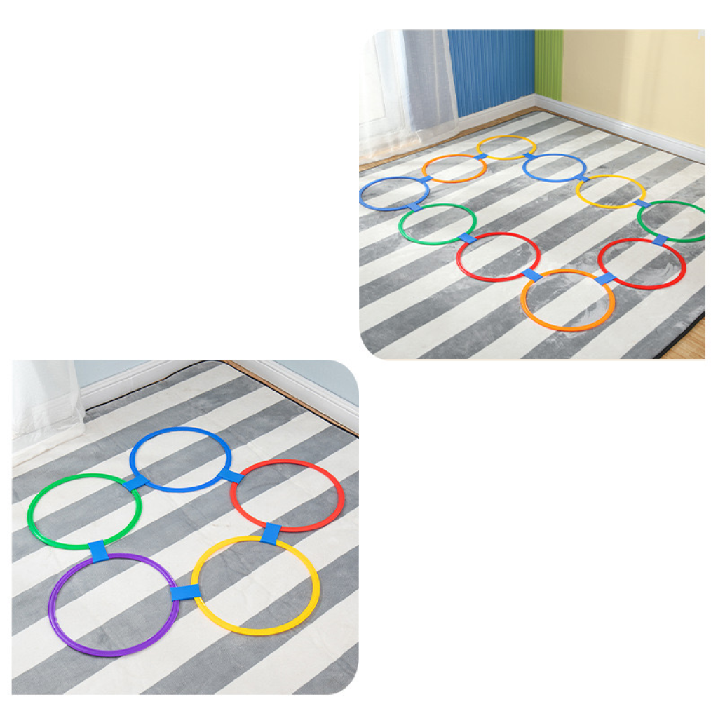 Jump Circle Rings Set 38cm 10Circles 10Connectors