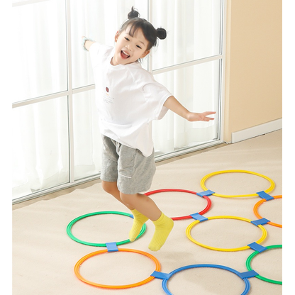 Jump Circle Rings Set 38cm 10Circles 10Connectors