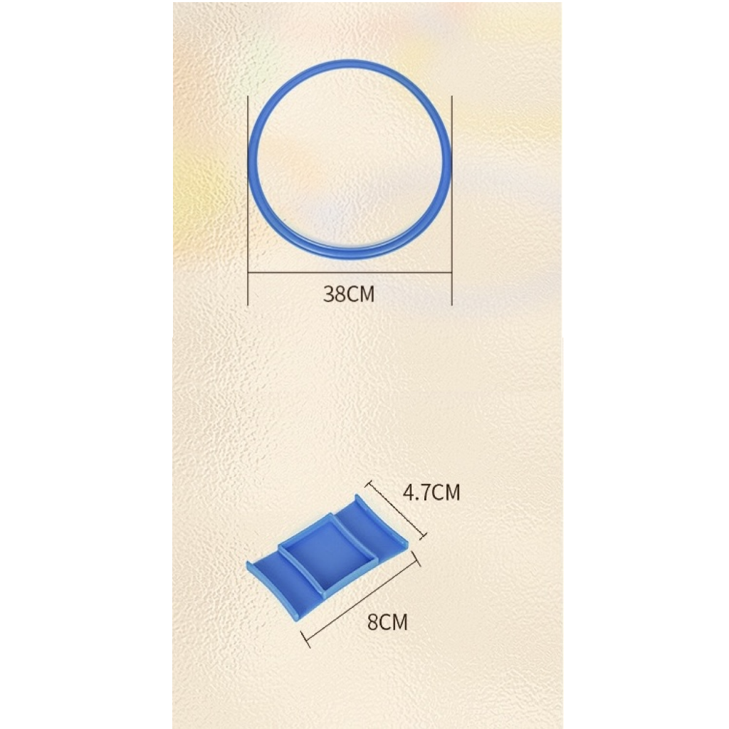 Jump Circle Rings Set 38cm 10Circles 10Connectors