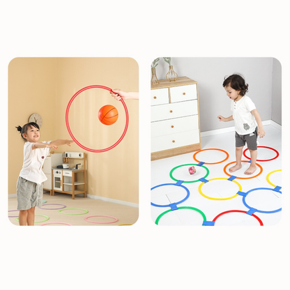 Jump Circle Rings Set 38cm 10Circles 10Connectors