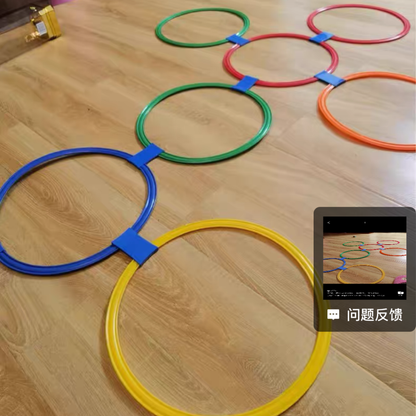 Jump Circle Rings Set 38cm 10Circles 10Connectors