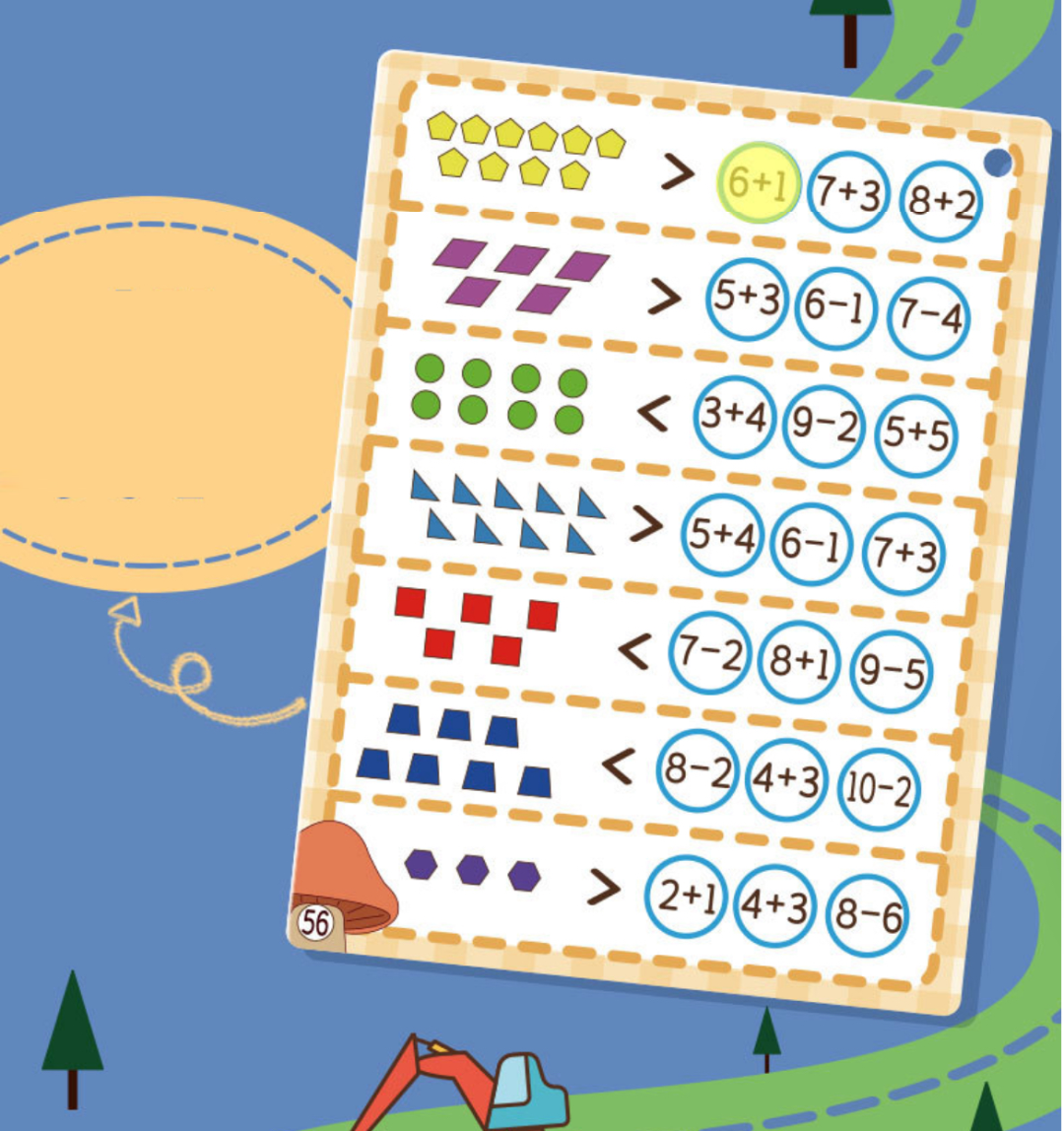 Kindergarten Math Workbook