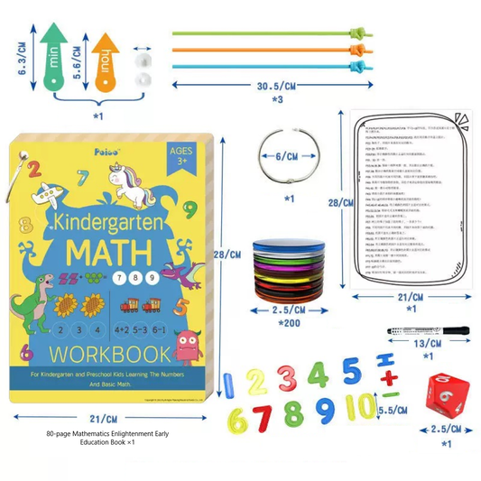 Kindergarten Math Workbook