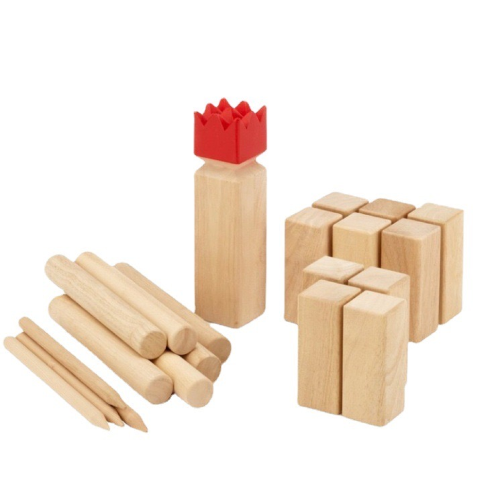 Kubb game set